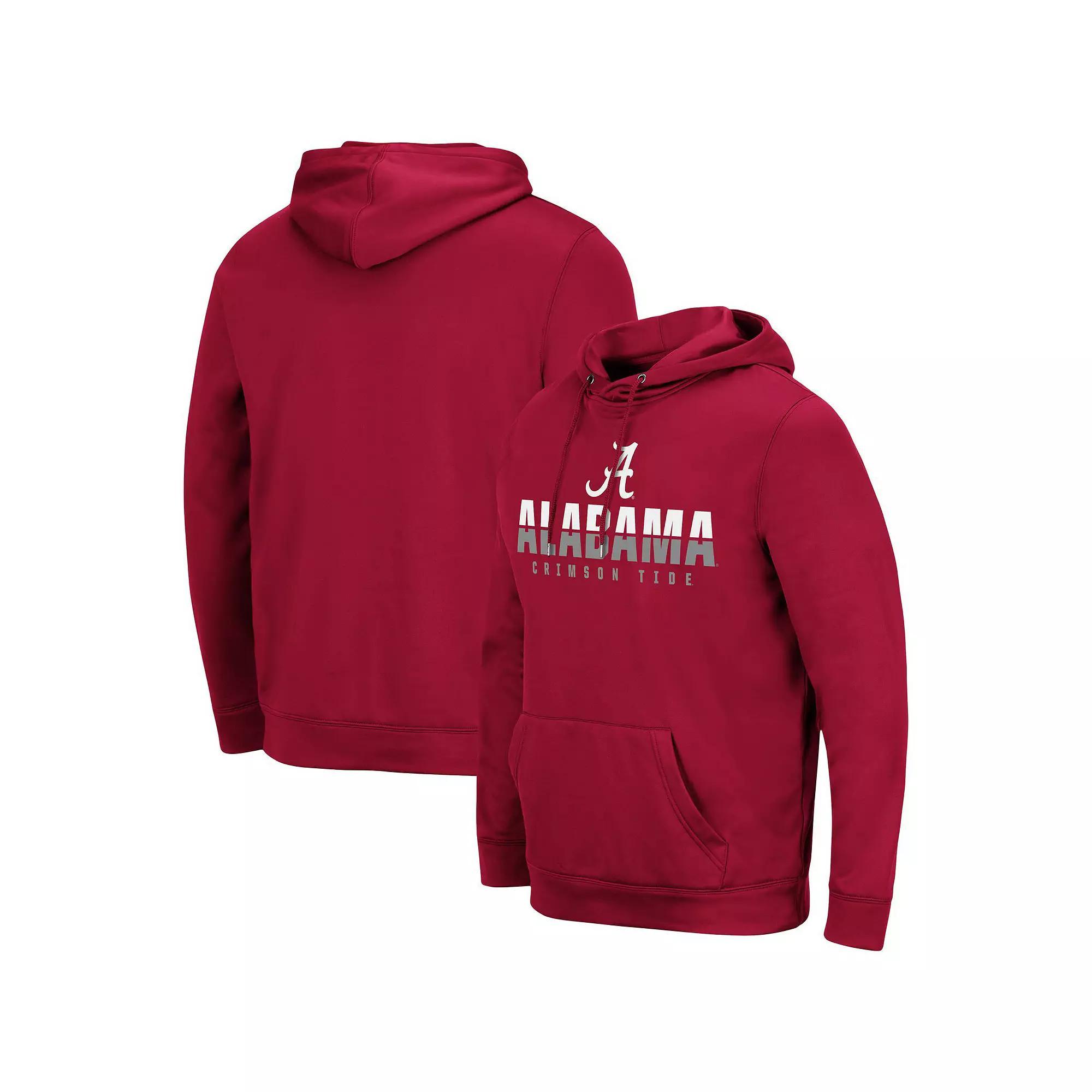 Men's Colosseum Crimson Alabama Crimson Tide Lantern Pullover Hoodie, Size: 3XL, Red Product Image