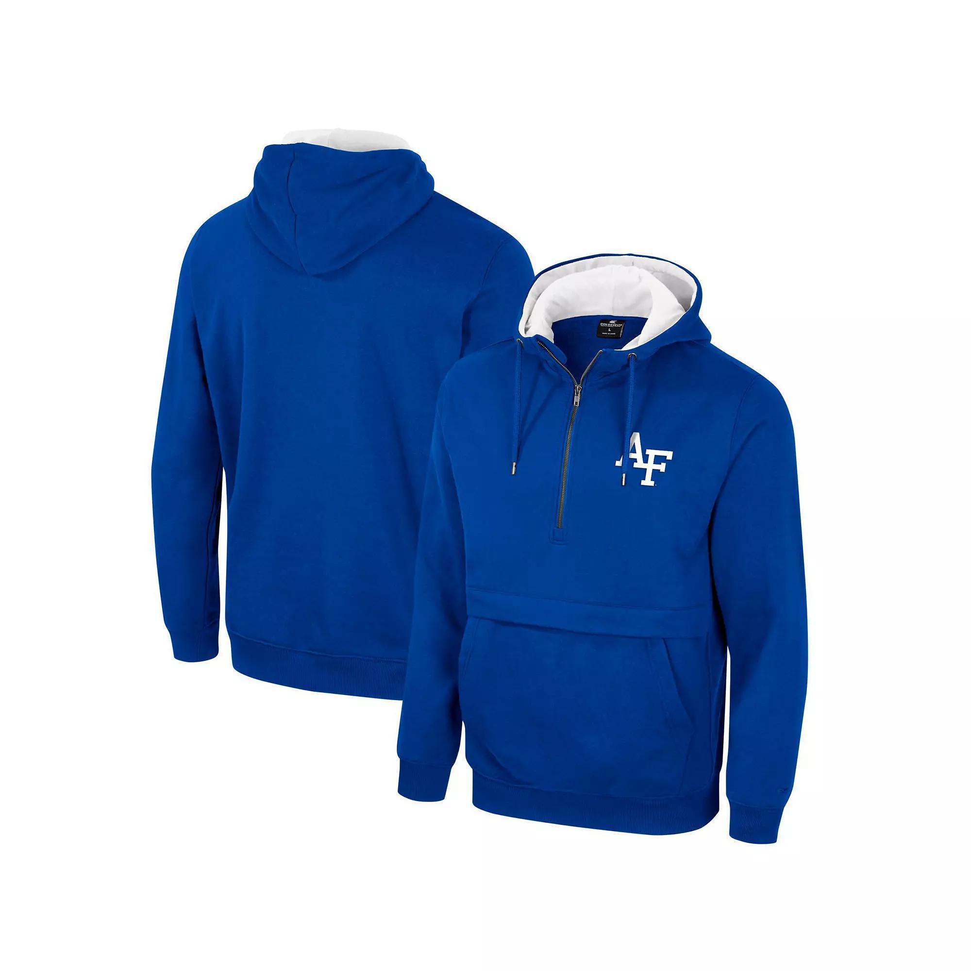 Mens Colosseum Royal Air Force Falcons Half-Zip Hoodie Product Image