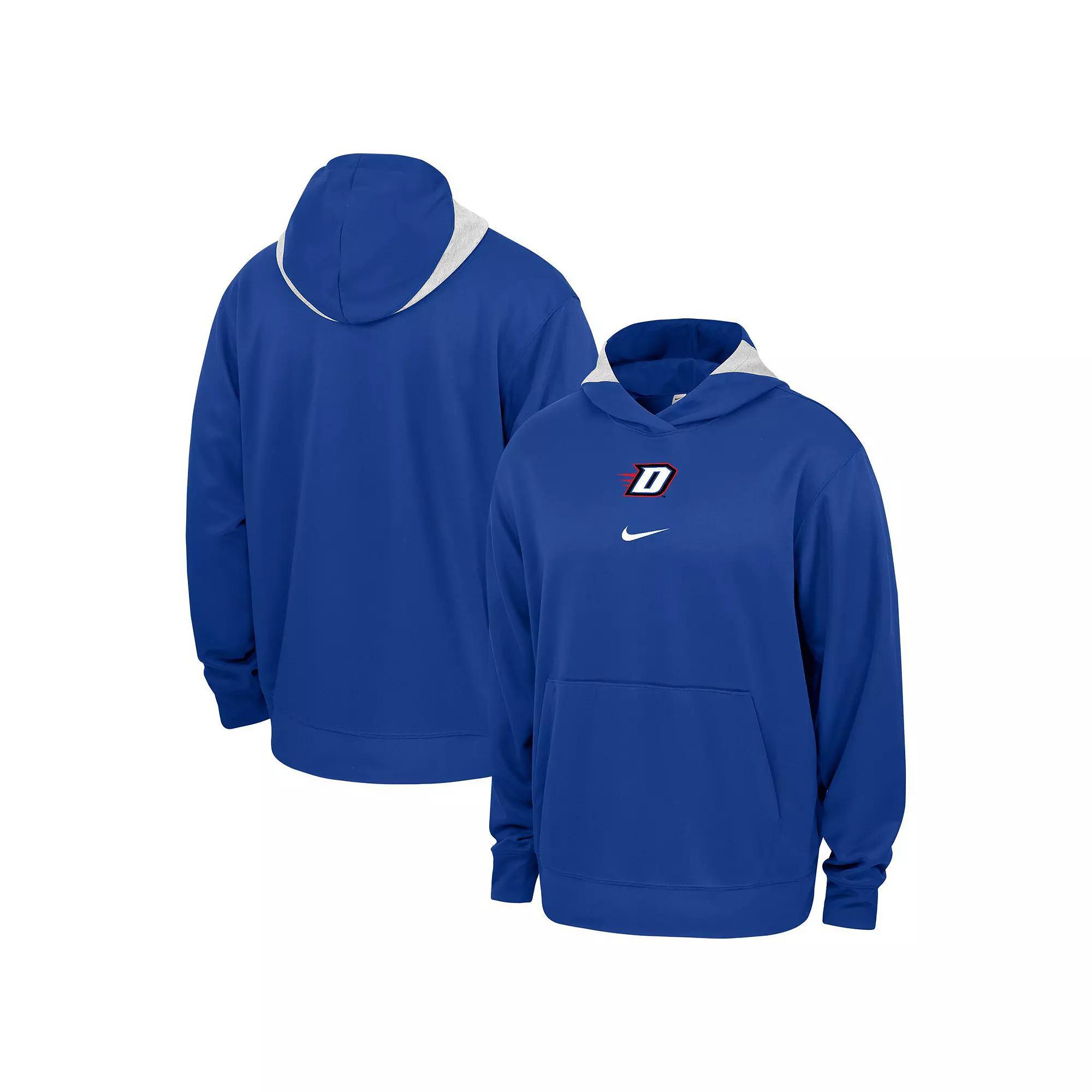 Men's Nike Royal DePaul Blue Demons Basketball Spotlight Performance Pullover Hoodie, Size: Large, Nc2 Blue Product Image