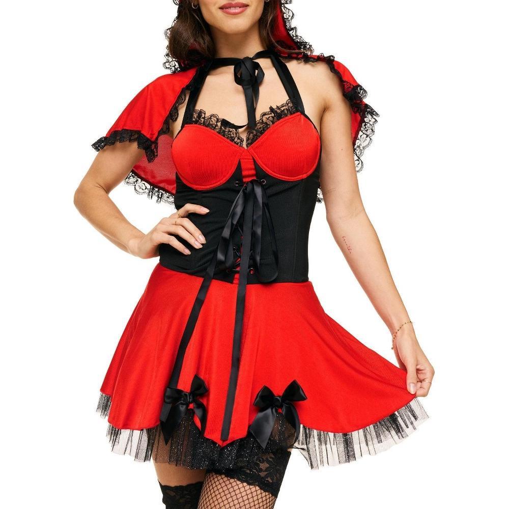 Adore Me Women's Red Lady Costume 3X / Red. Product Image
