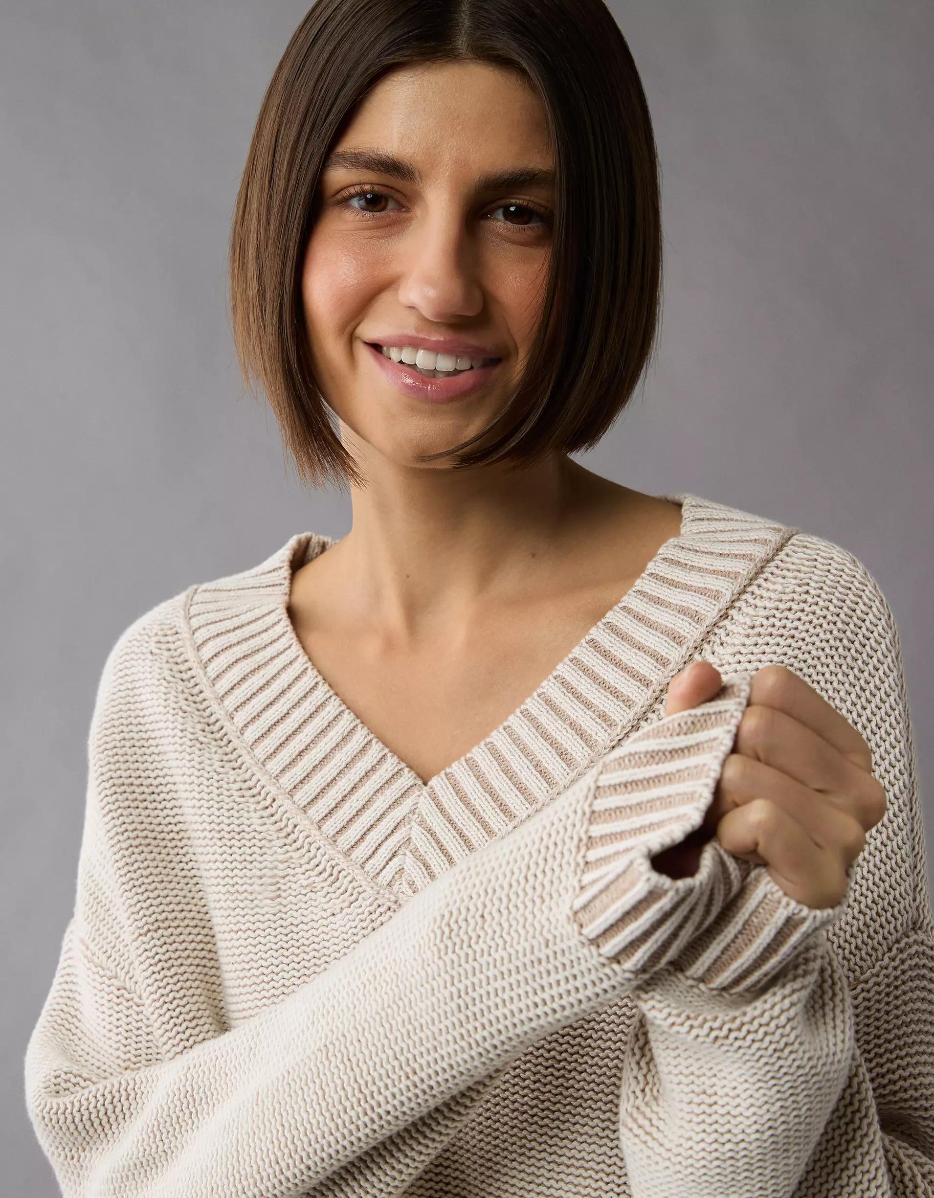 AE Long Weekend V-Neck Sweater Product Image