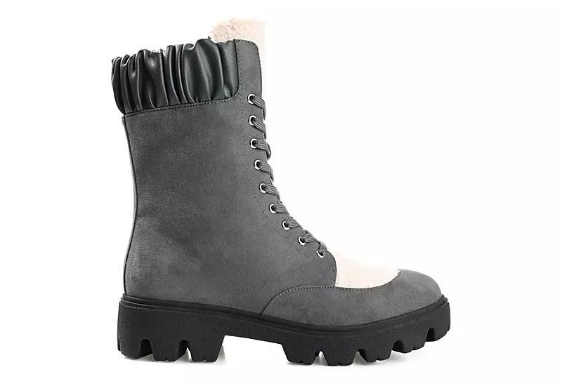 Journee Elinor Tru Comfort Foam Womens Hiker Boots Green Product Image