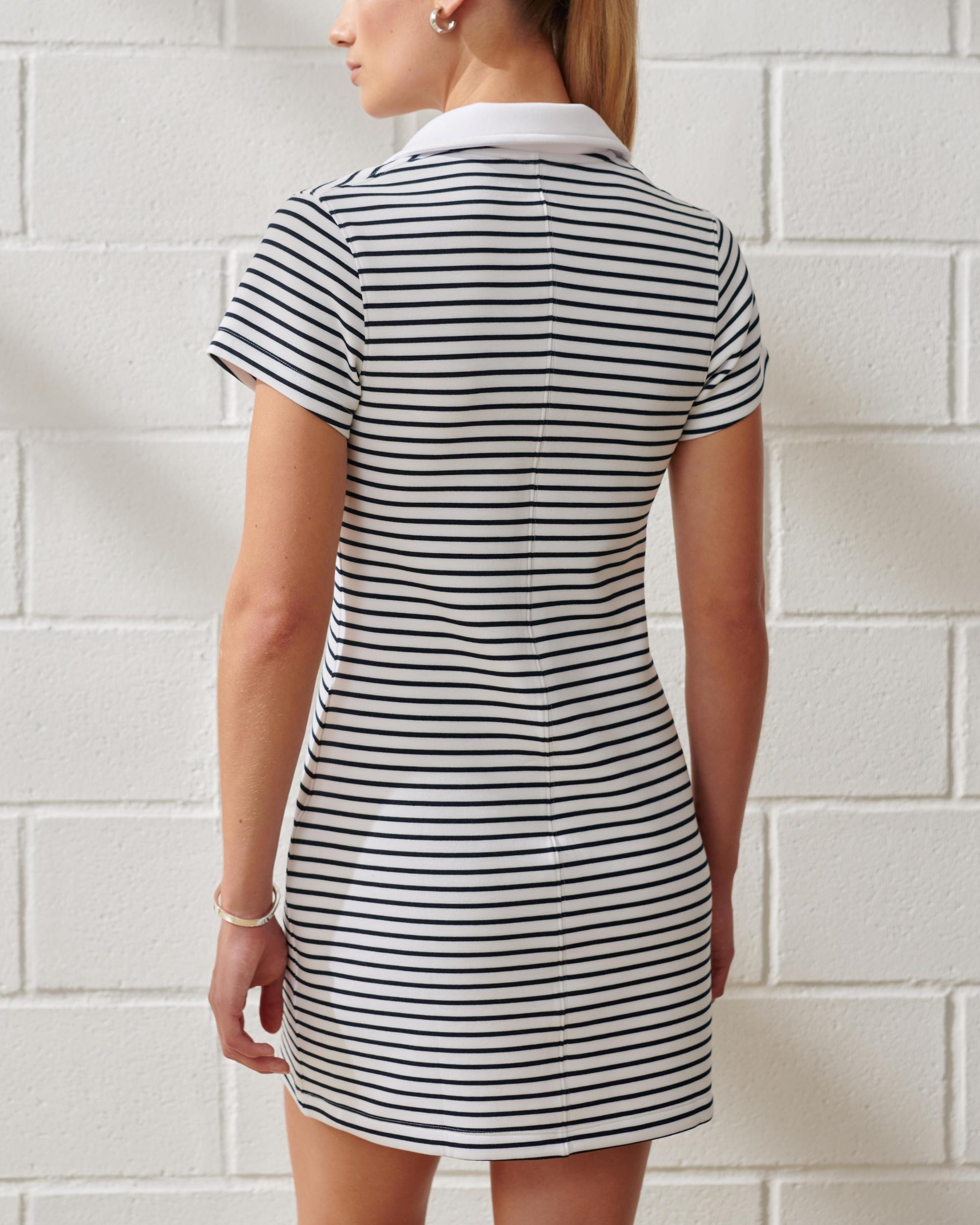 YPB neoKNIT Unlined Polo Mini Dress Product Image