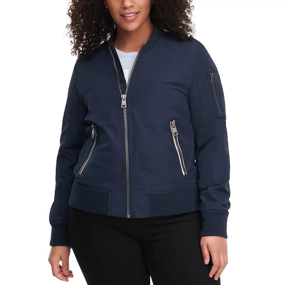 Plus Size Levi's® Newport Classic Bomber Jacket, Women's, Size: 2XL, White Product Image