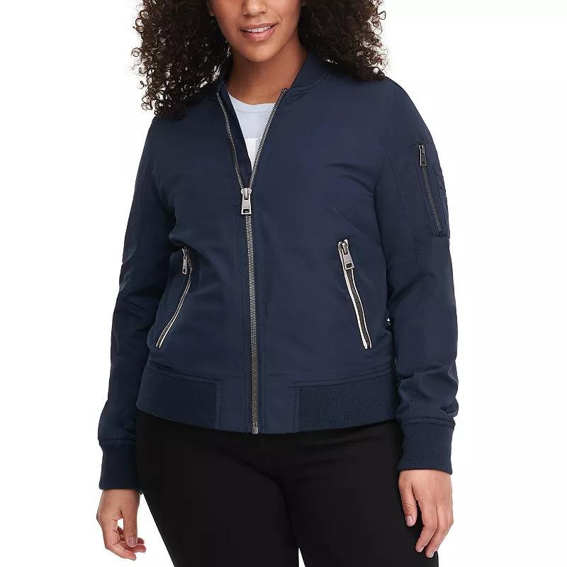 Plus Size Levi's® Newport Classic Bomber Jacket, Women's, Size: 2XL, White Product Image