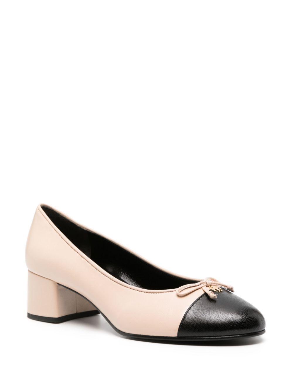 Cap-Toe 45mm leather pumps Product Image