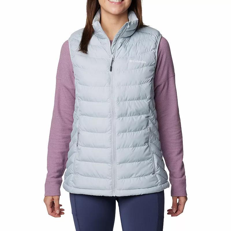 Womens Columbia Powder Lite II Vest Dark Grey Product Image