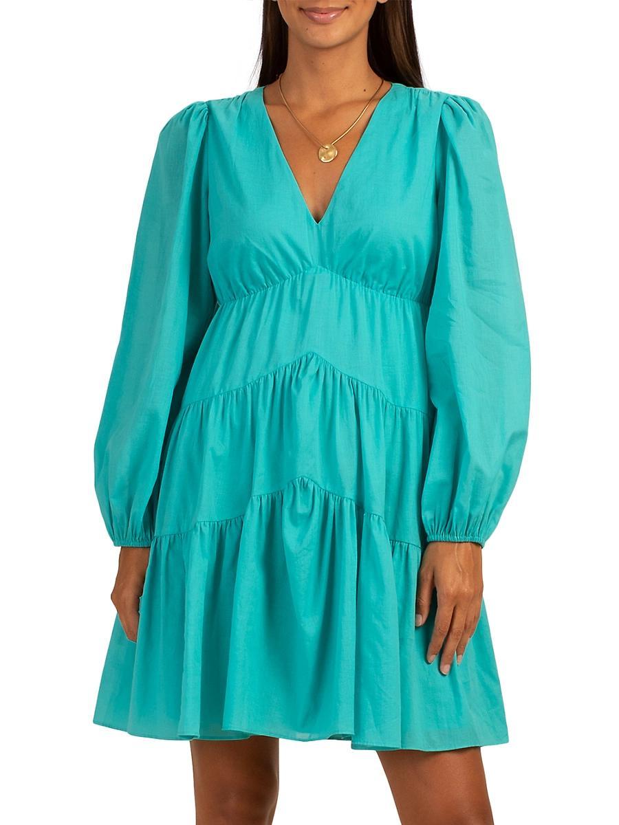Womens Make Merry Cotton Minidress Product Image