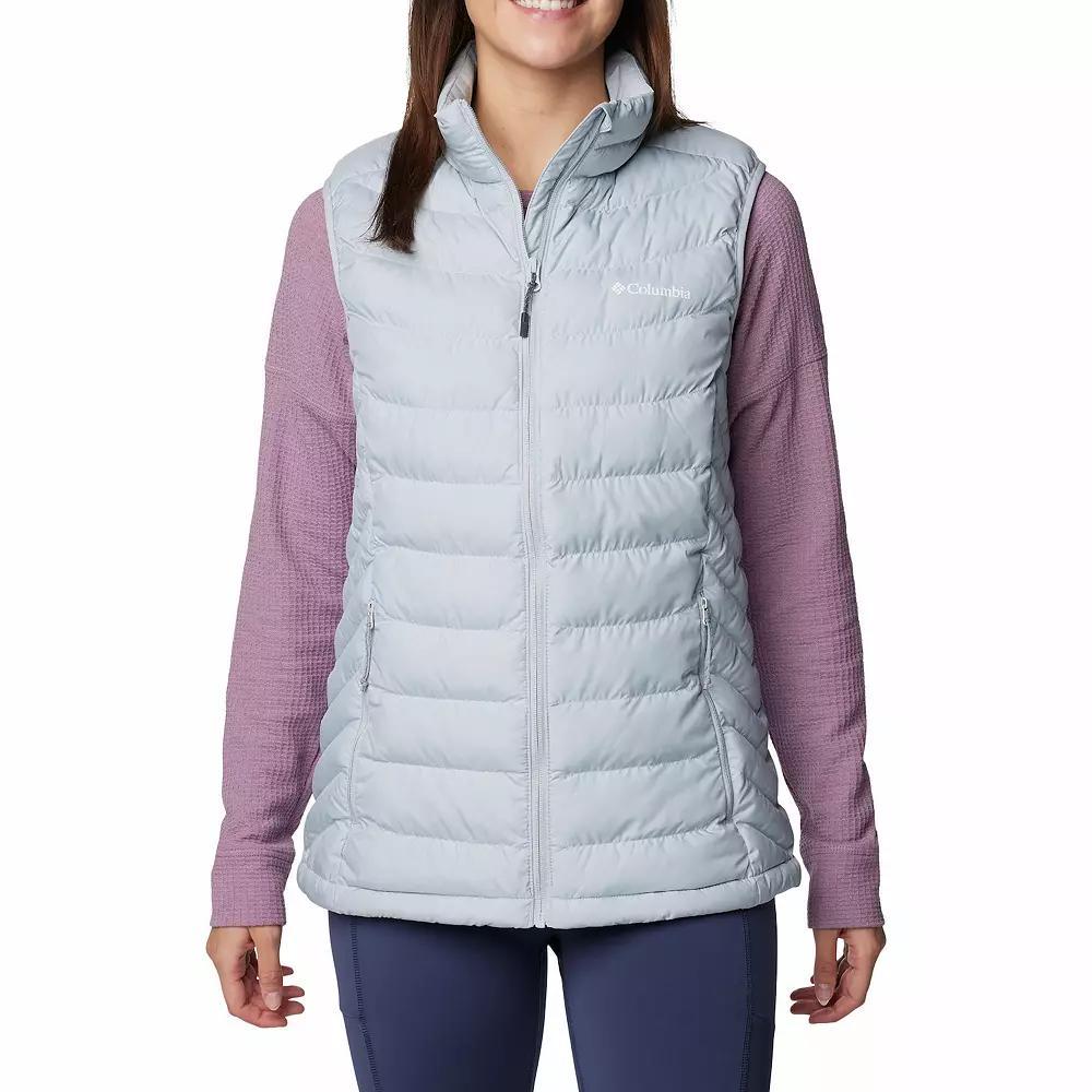 Womens Columbia Powder Lite II Vest Dark Grey Product Image