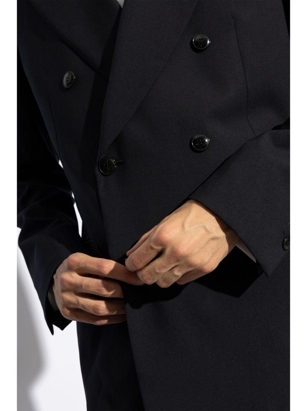 double-breasted wool suit Product Image