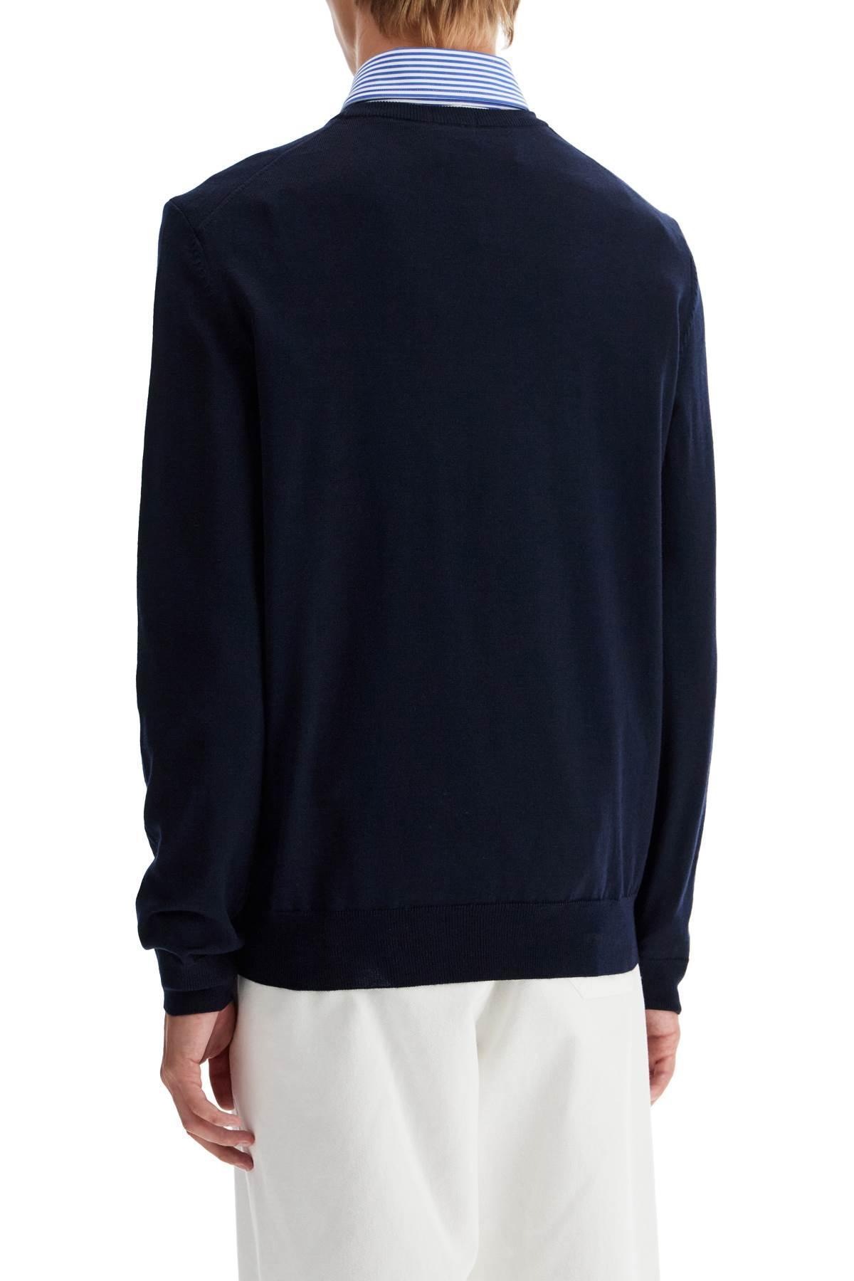 HUGO BOSS Asac C Mens Crew Neck Jumper In Dark Blue 404 Product Image