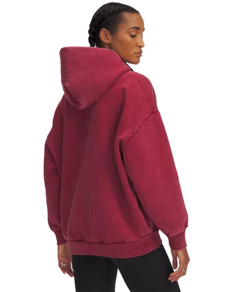 UA Icon Heavyweight Fleece Womens Oversized Hoodie Product Image