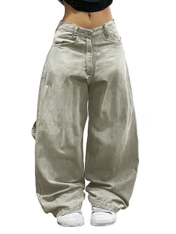 European American Street Hip-Hop Boyfriend Jeans Product Image