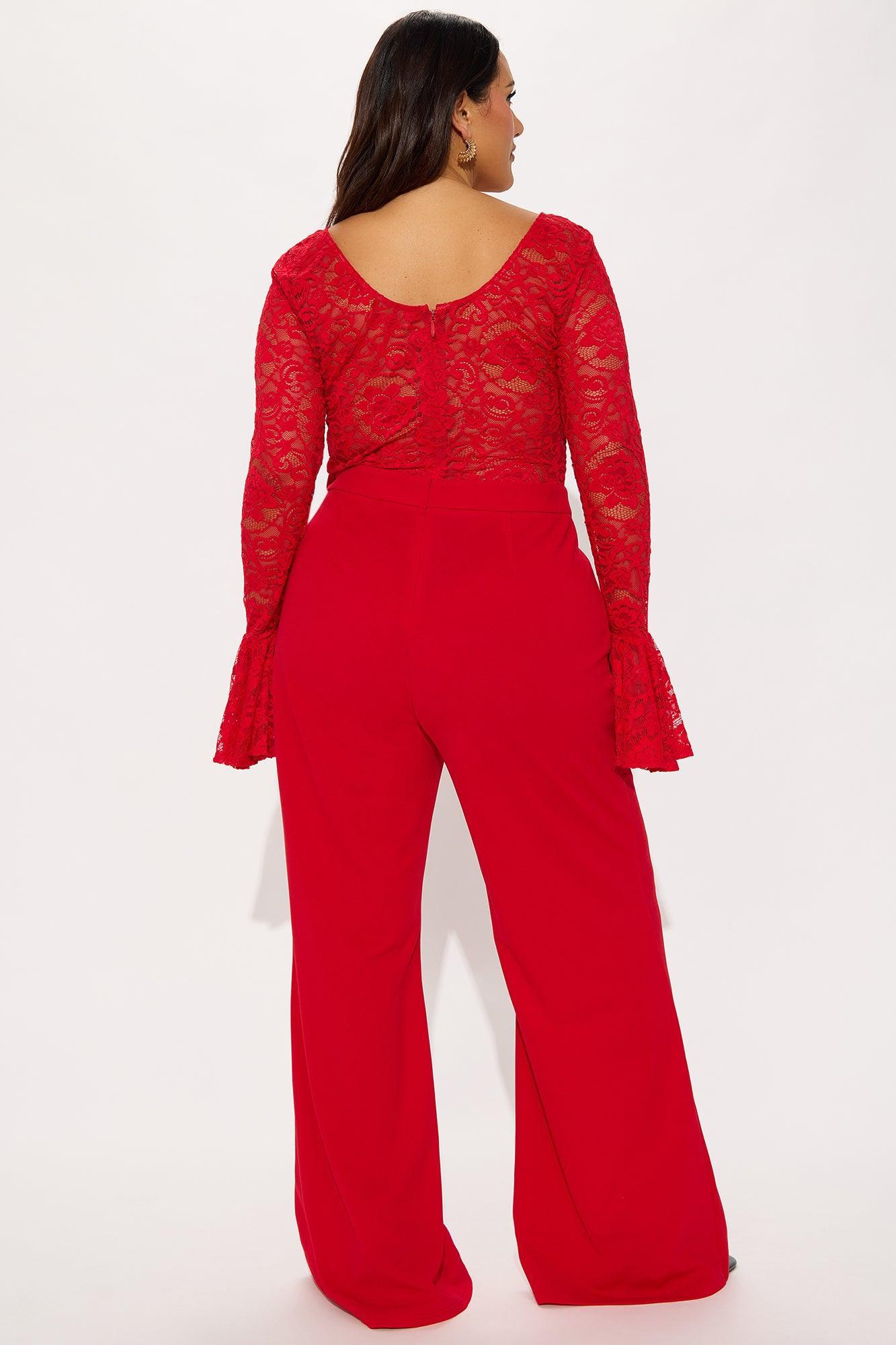 Sweeter Than You Jumpsuit - Red Product Image