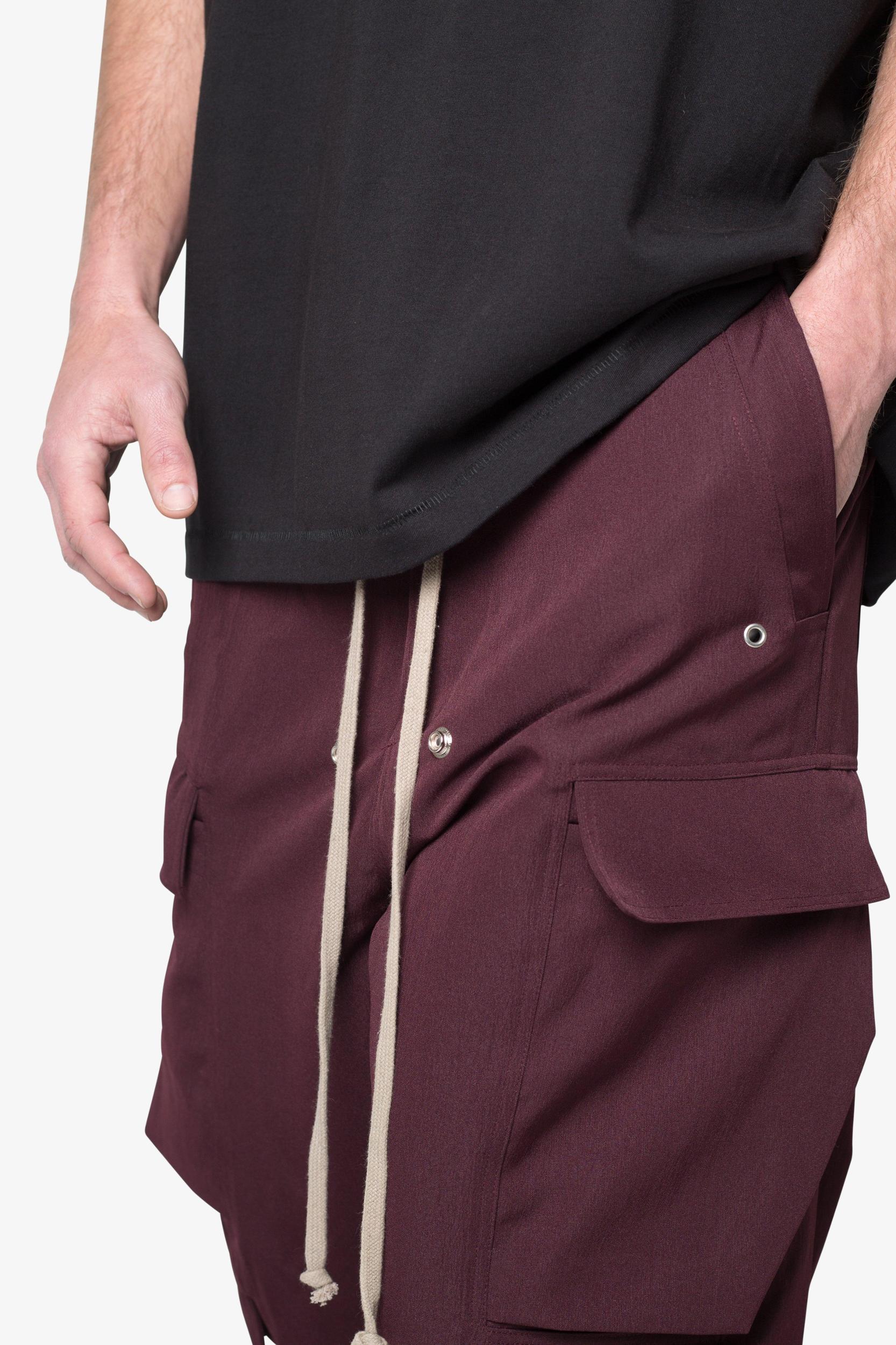 Rave Double Cargo Pants - Plum Product Image
