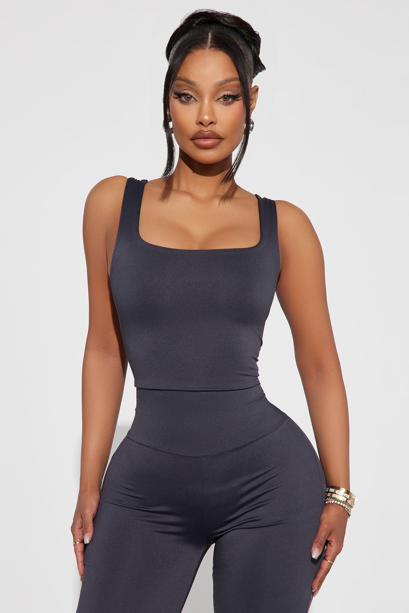 Briana Jumpsuit - Charcoal Product Image