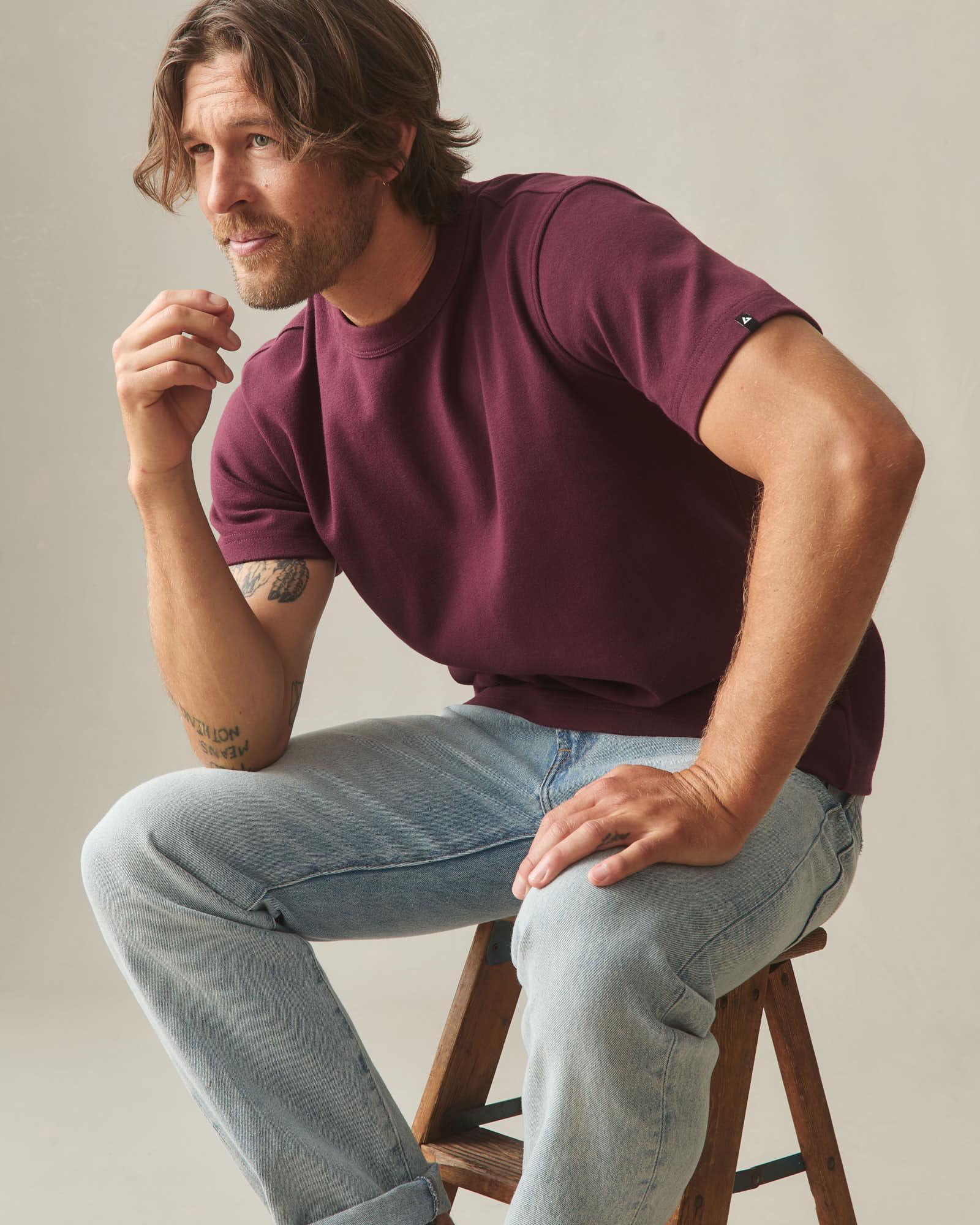 Men's Rib Tee - Black Amber Product Image