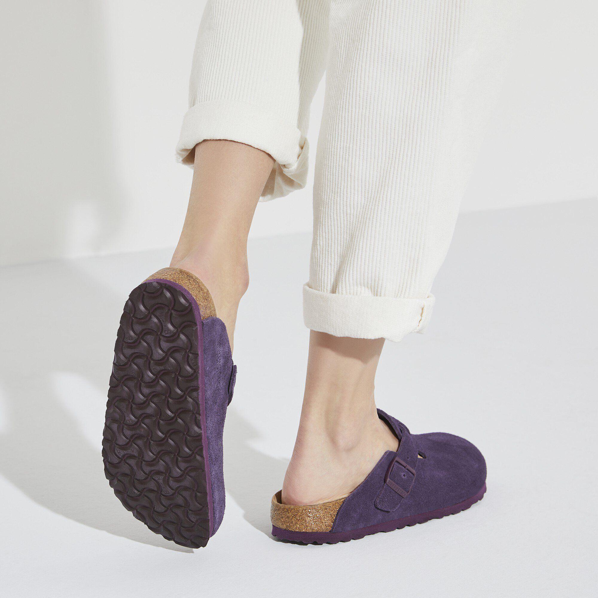 Boston Soft Footbed Suede Leather Wine Product Image