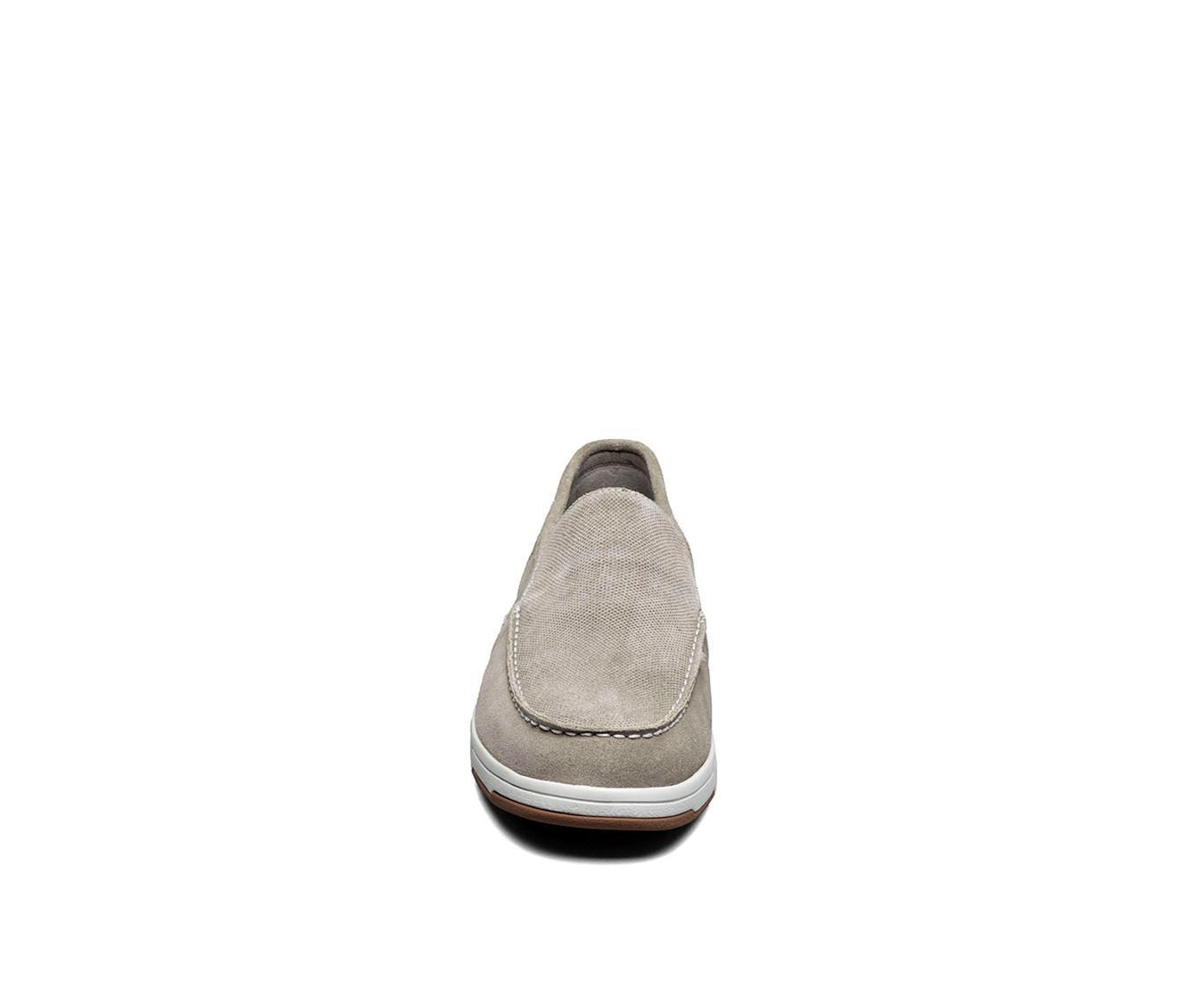 Men's Nunn Bush Luca Suede Moc Toe Venetian Slip On Loafers Product Image