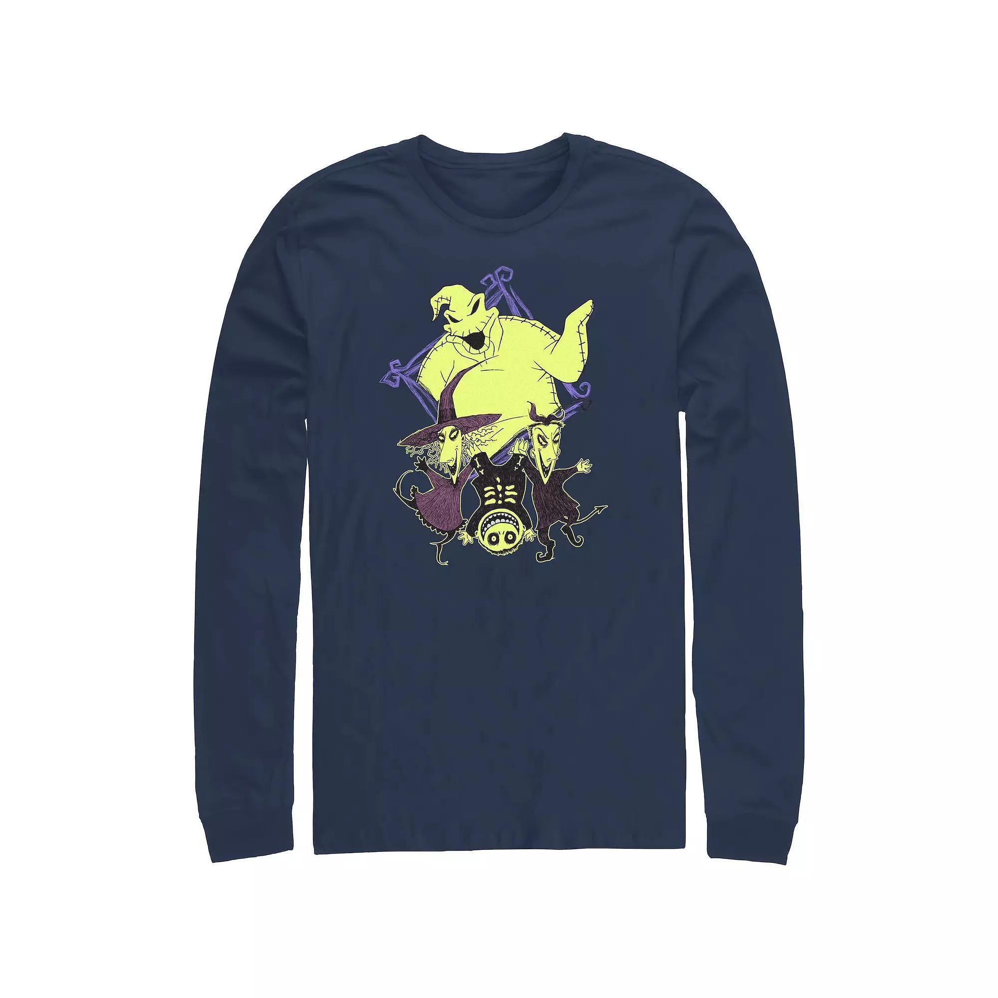 Disney's The Nightmare Before Christmas Oogie Boogie Gang Graphic Tee, Men's, Size: Large, Blue Product Image