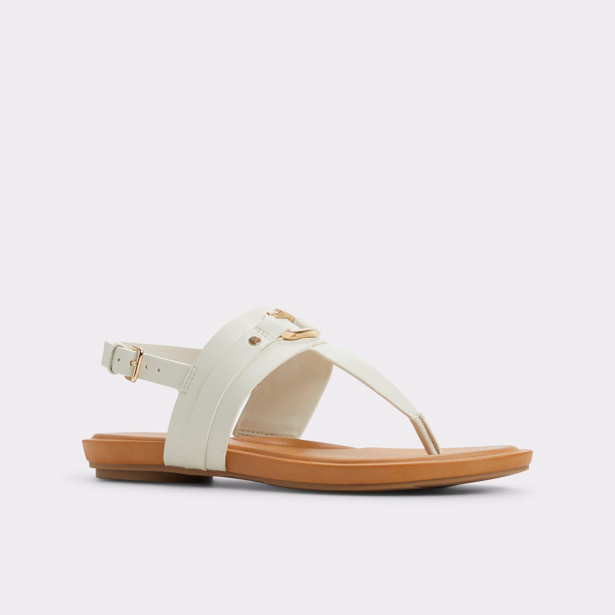 ALDO Taylen - Women's Footbed Sandal Sandals - White, Size 9 Product Image