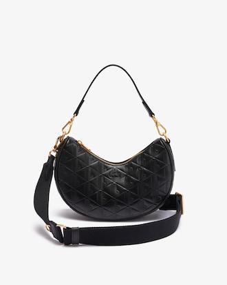 Maheki Embossed Leather Half Moon Purse Product Image