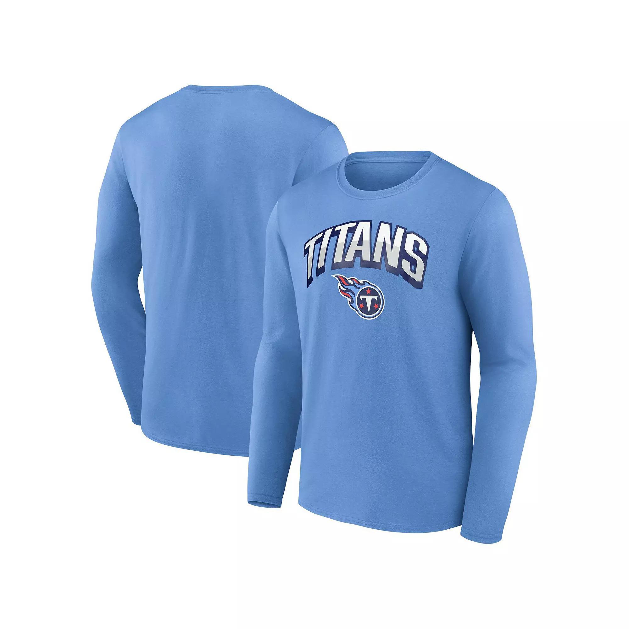Men's Fanatics  Light Blue Tennessee Titans Long Sleeve T-Shirt, Size: 2XL Product Image