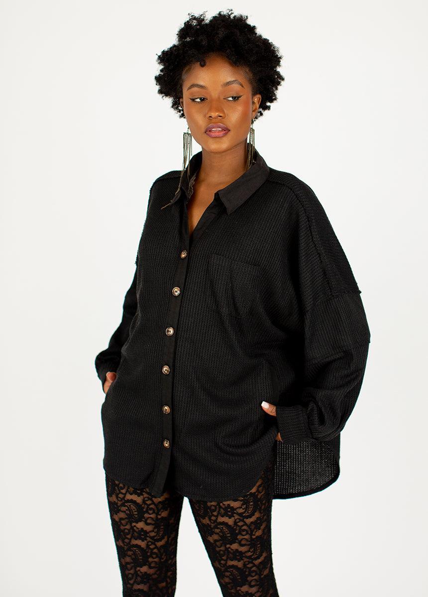 Sebrina Top in Black Female Product Image