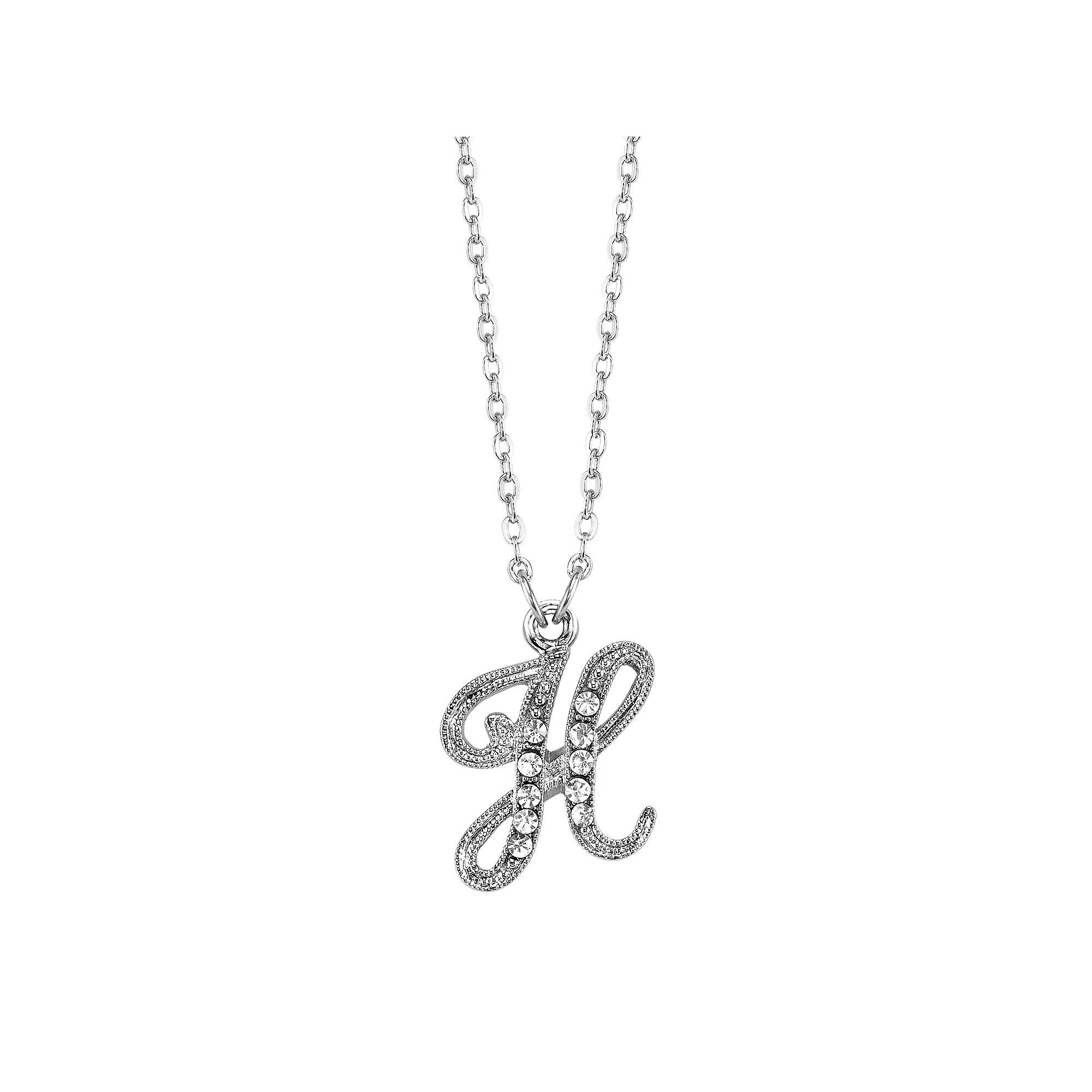 1928 Script Initial Necklace, Womens Product Image