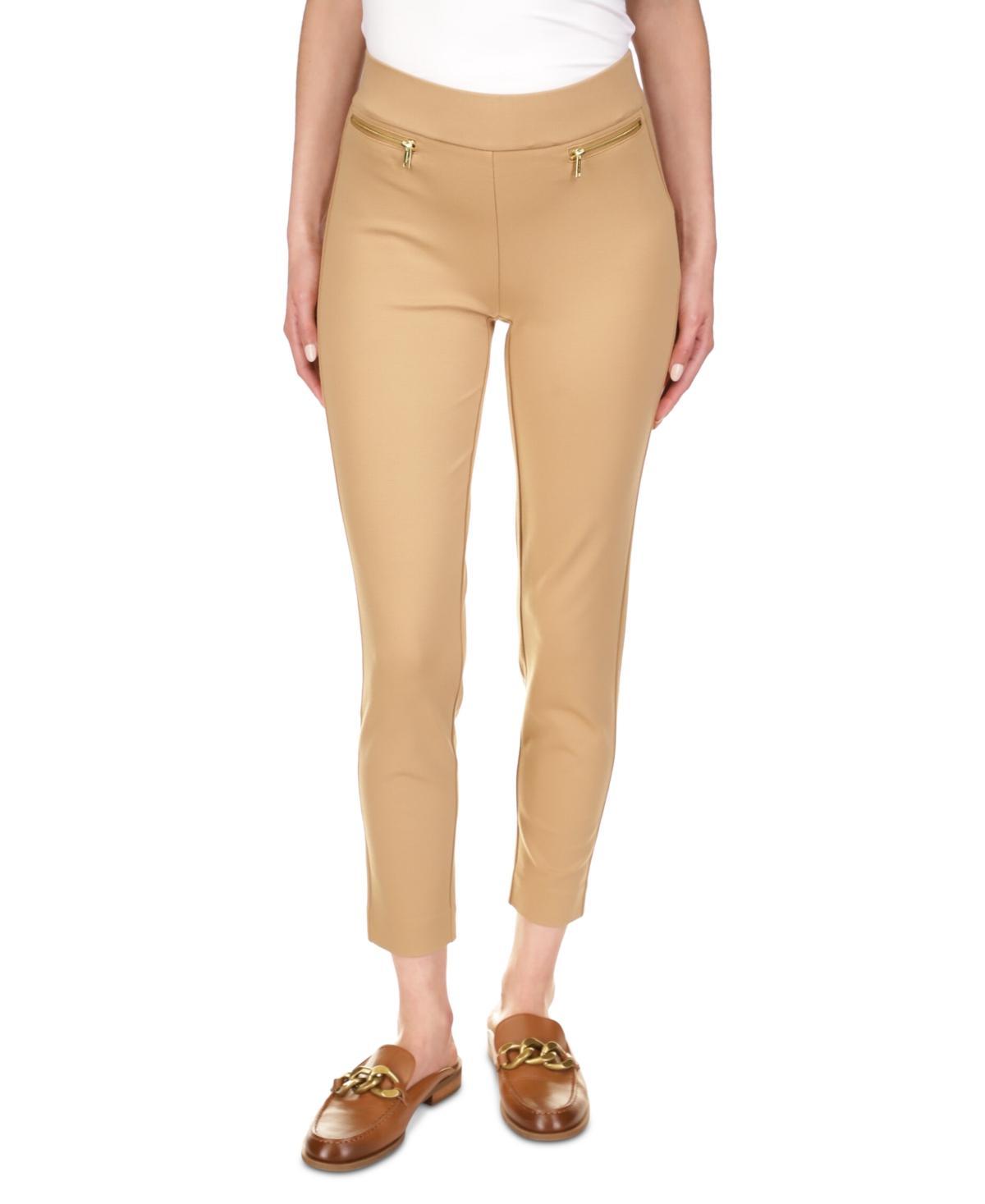MICHAEL Michael Kors Ponte Skinny Leg Zip Pocket Pull Product Image