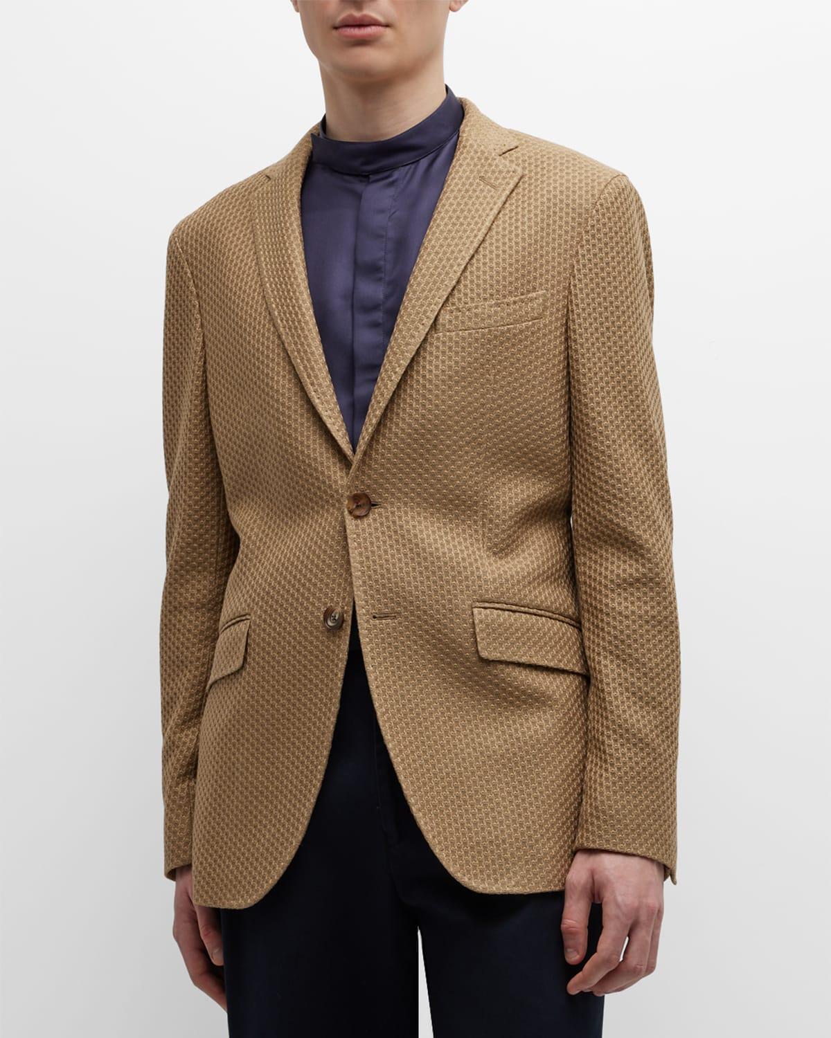 Mens Basic Knit Blazer Product Image