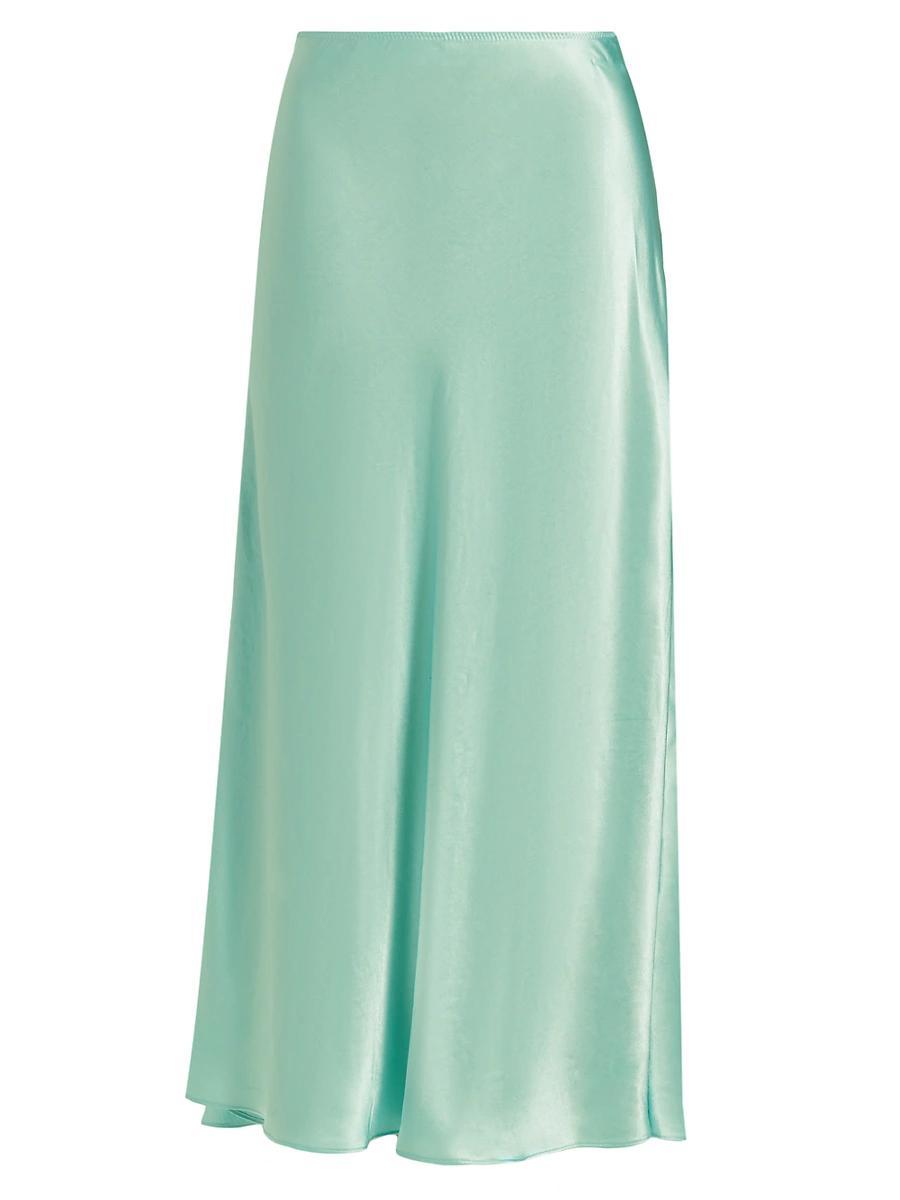Womens Satin Slip Skirt Product Image