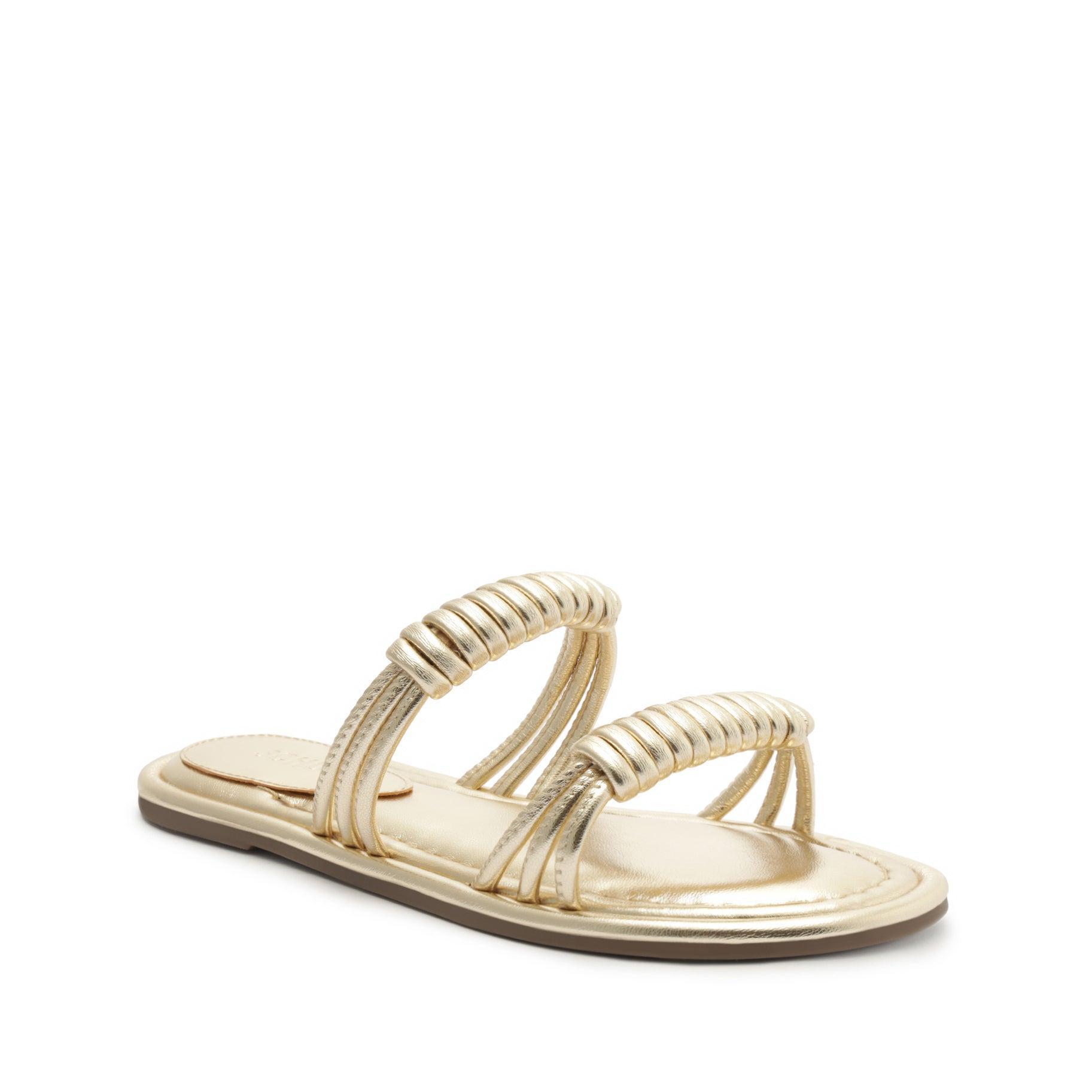 Binky Metallic Leather Sandal Female Product Image