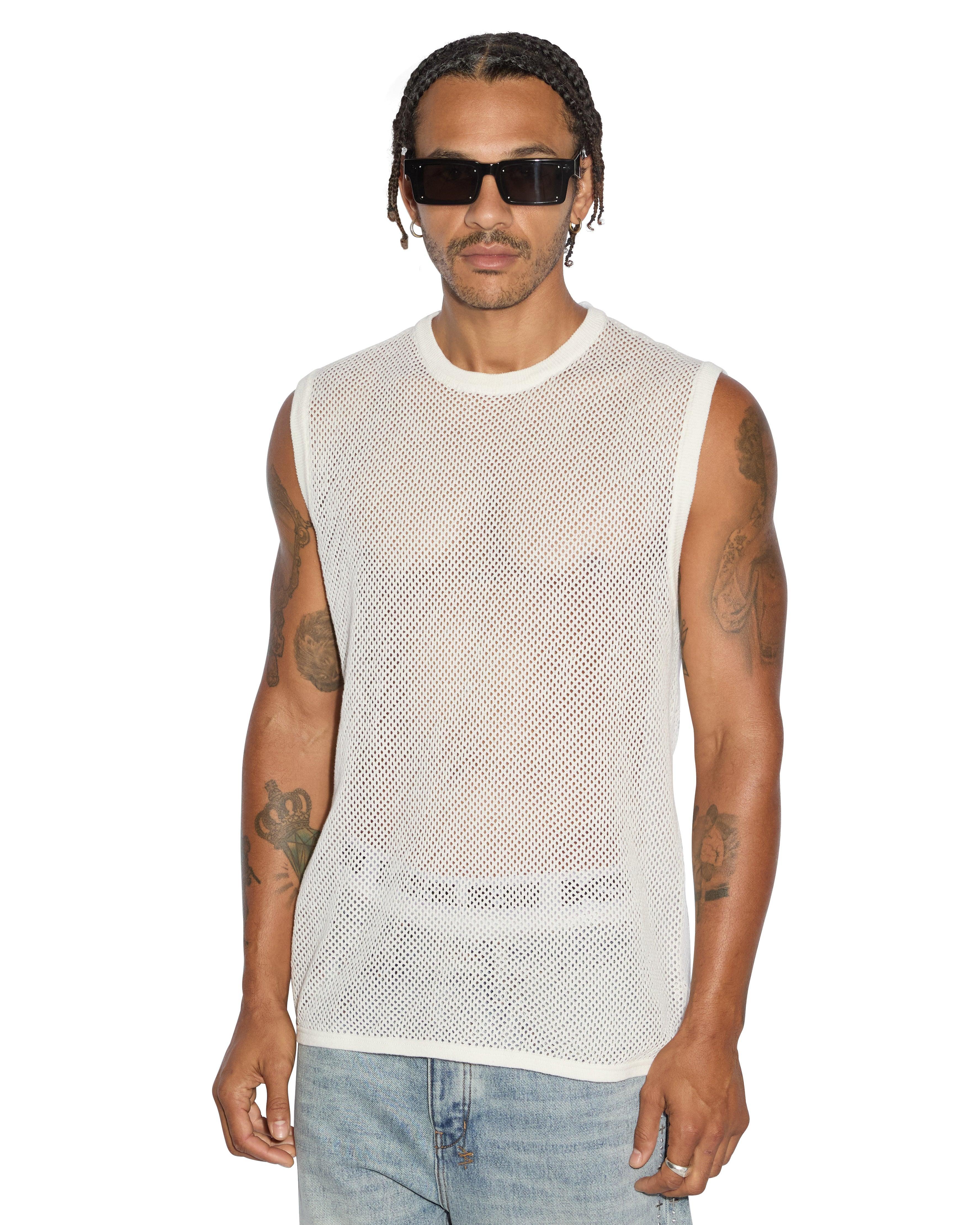 NETWORTH TANK WHITE Male Product Image