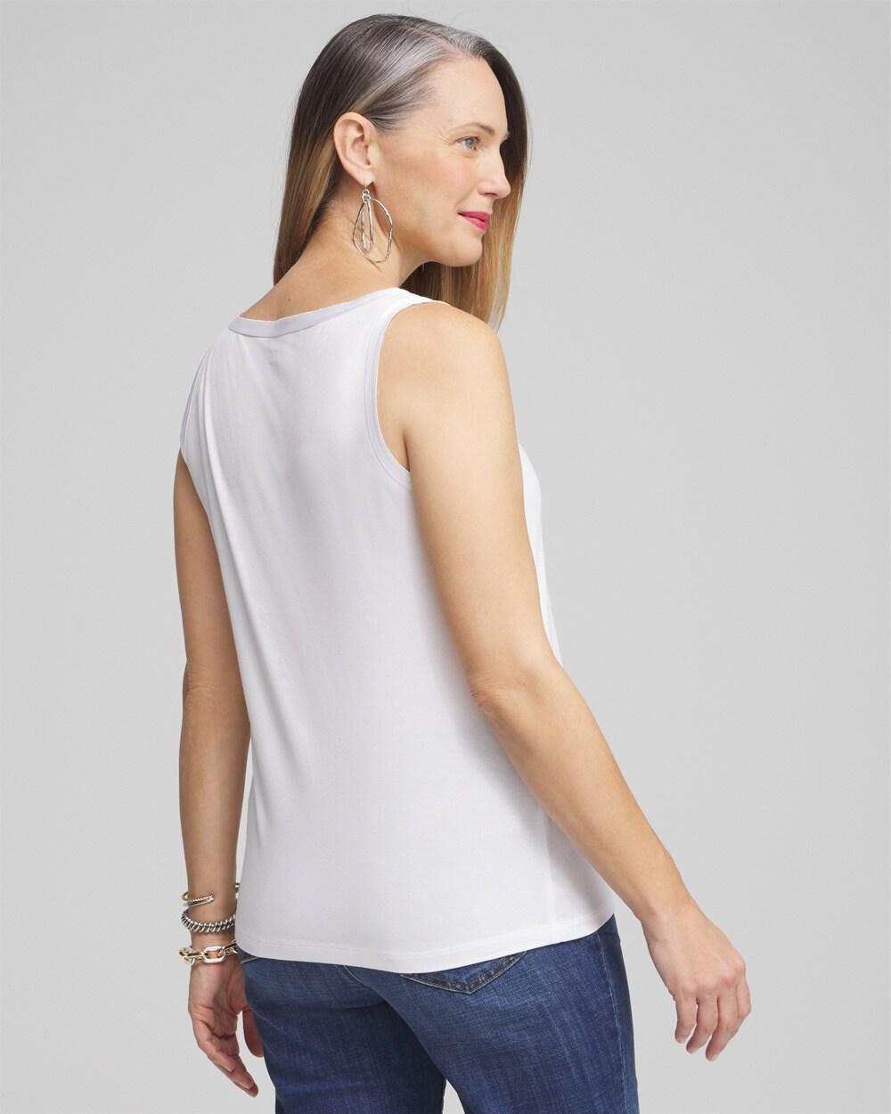 Touch of Cool™ Satin Trim Tank Product Image