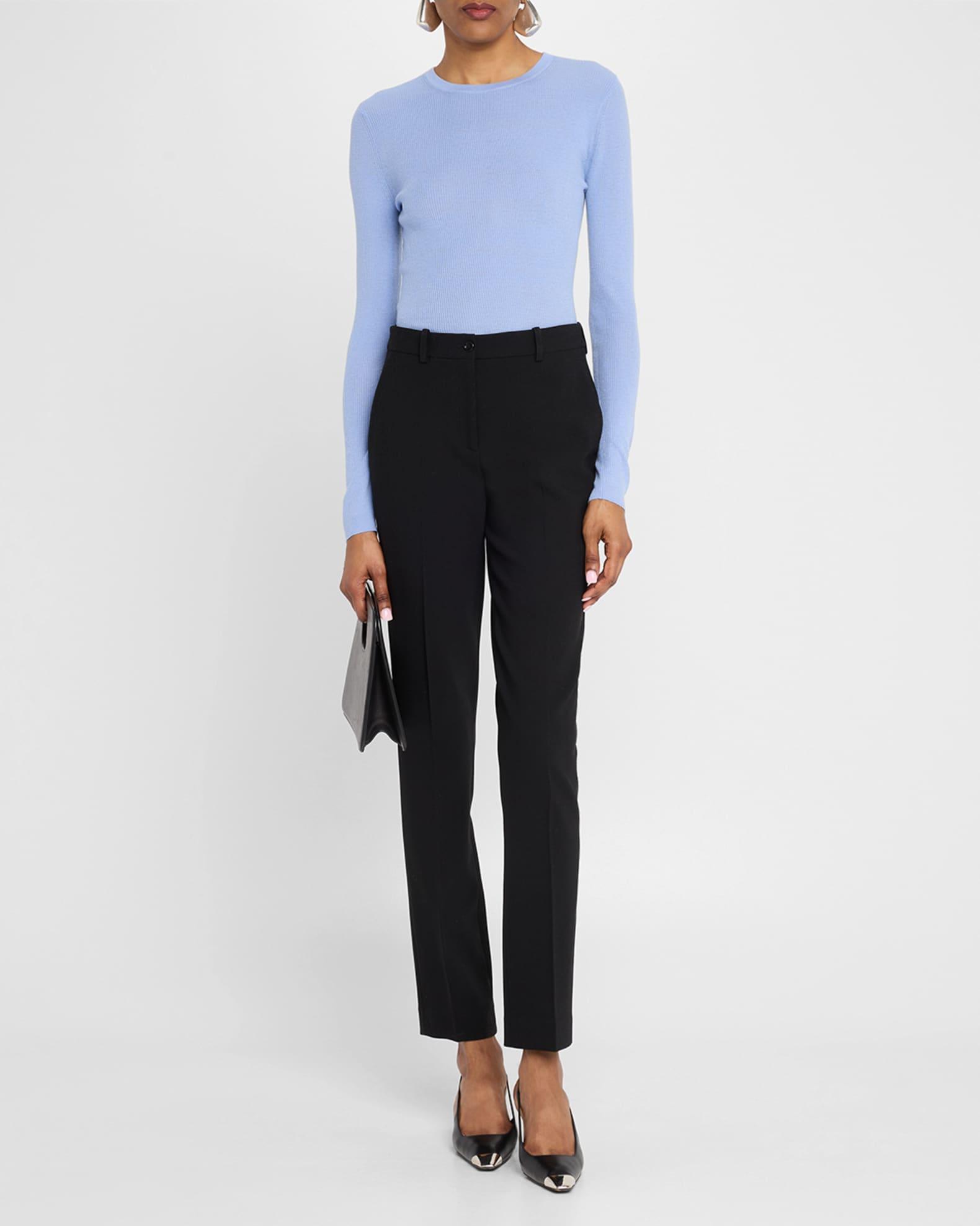 Hutton Ribbed Cashmere Pullover Product Image