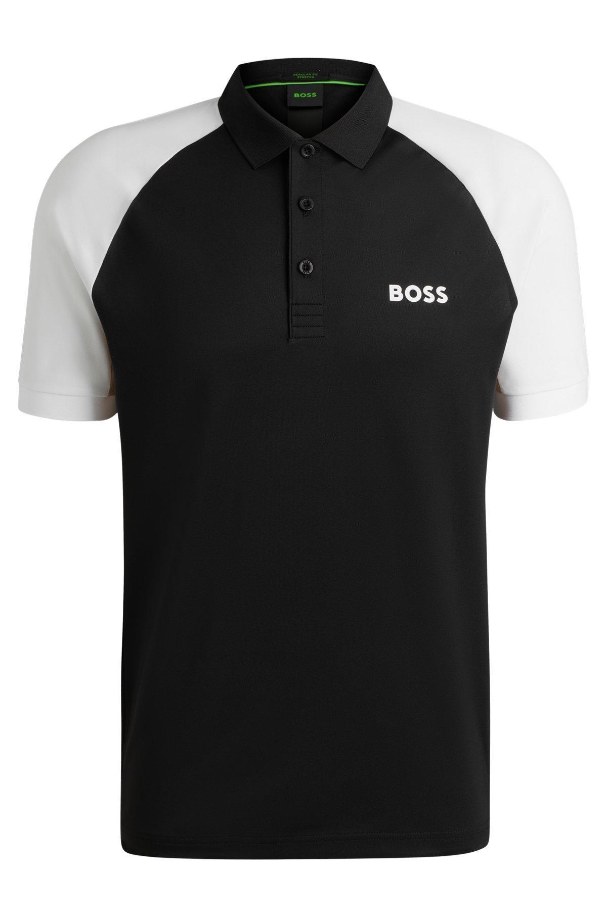 Active Paddy color-blocked polo shirt with mesh inserts Product Image