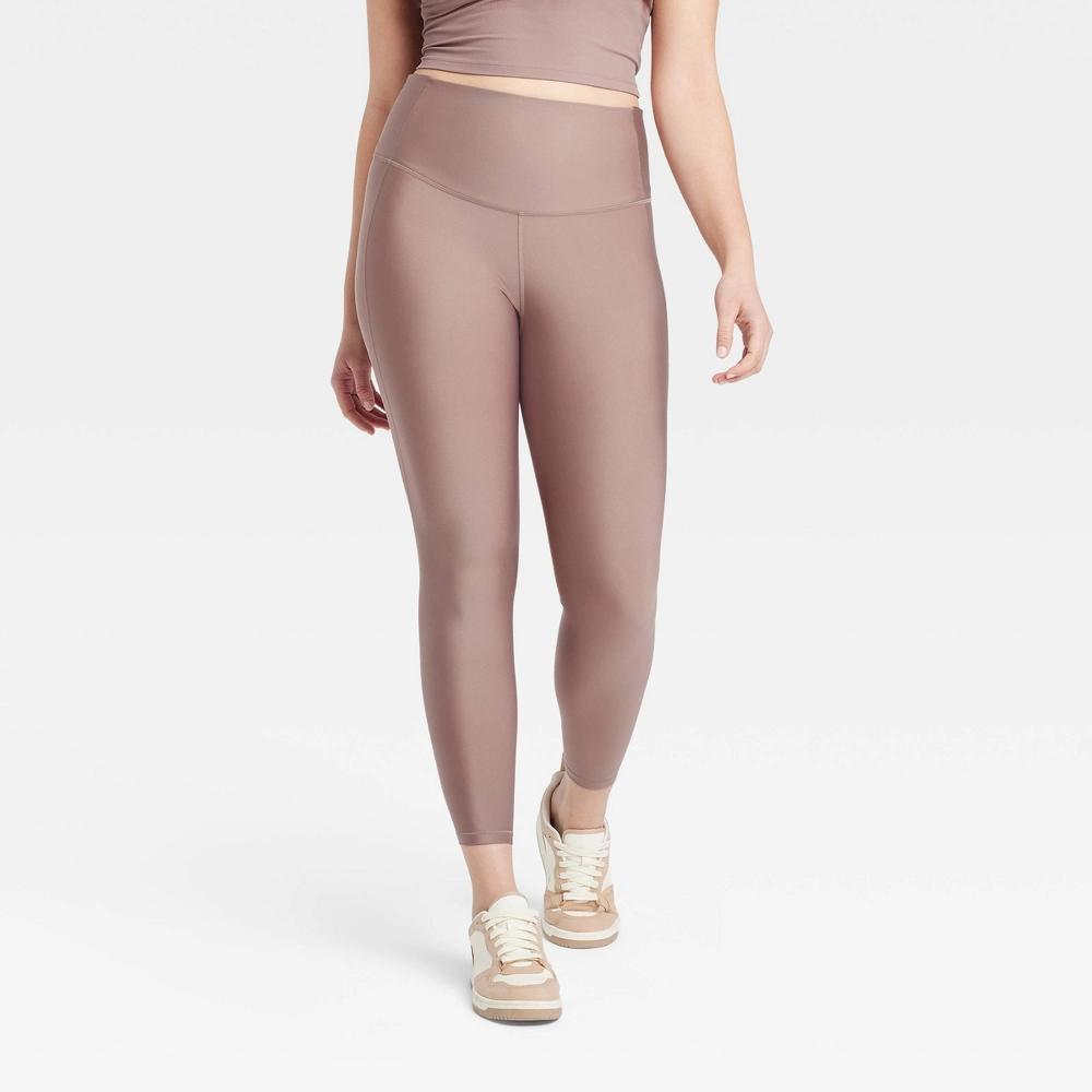 Women's Effortless Support High-Rise 7/8 Leggings - All In Motion™ Light Brown XL Product Image