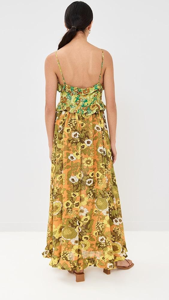 ALÉMAIS Jeff Spliced Frill Dress | Shopbop Product Image