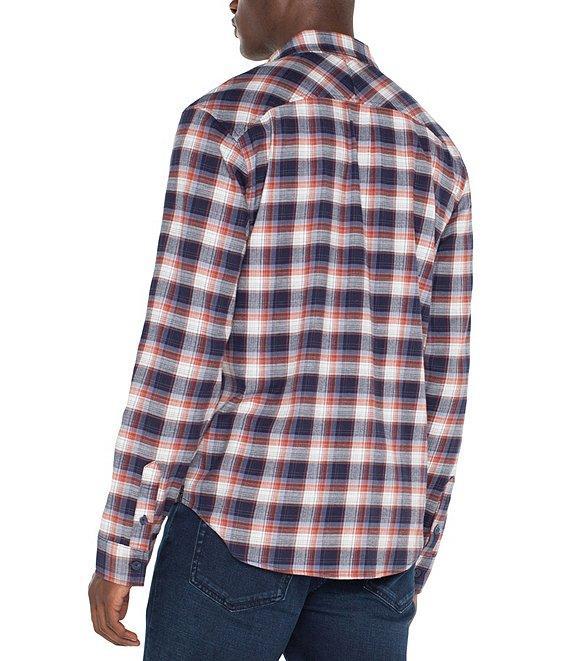 Liverpool Los Angeles Long-Sleeve Plaid Woven Shirt Product Image