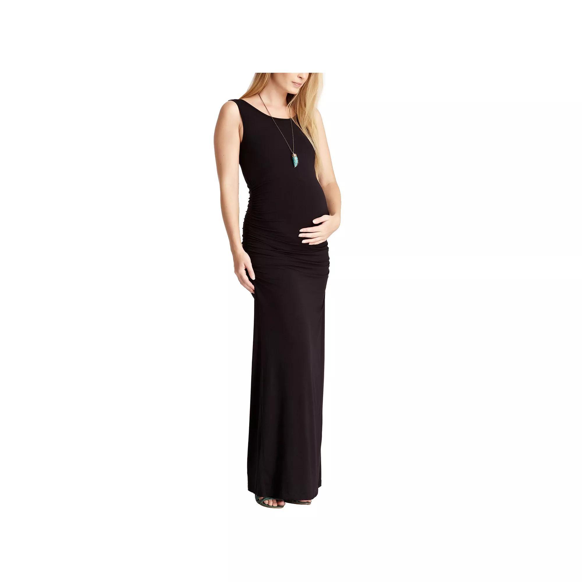 Maternity Pokkori Tank Top Column Dress, Women's, Size: Small-Mat, Black Product Image