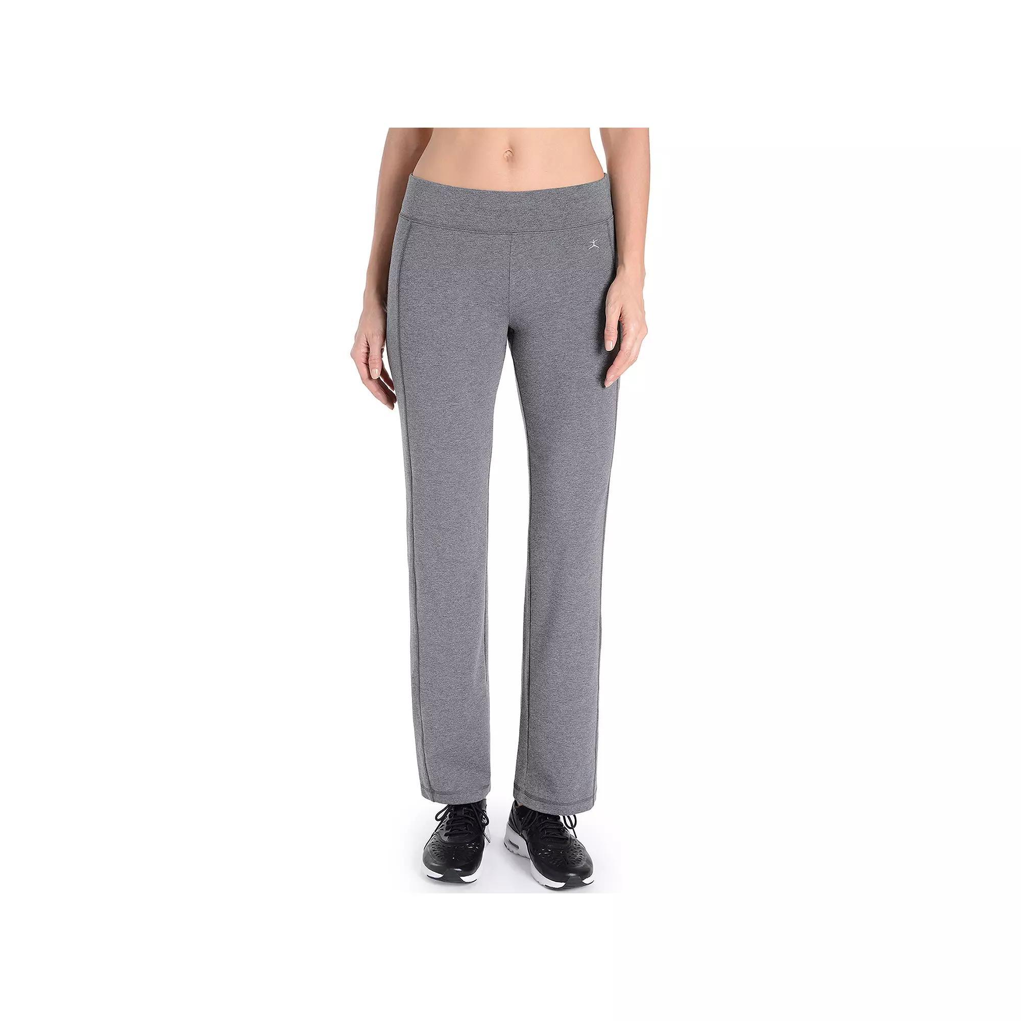Womens Danskin High-Waisted Yoga Pants Grey Gray Product Image
