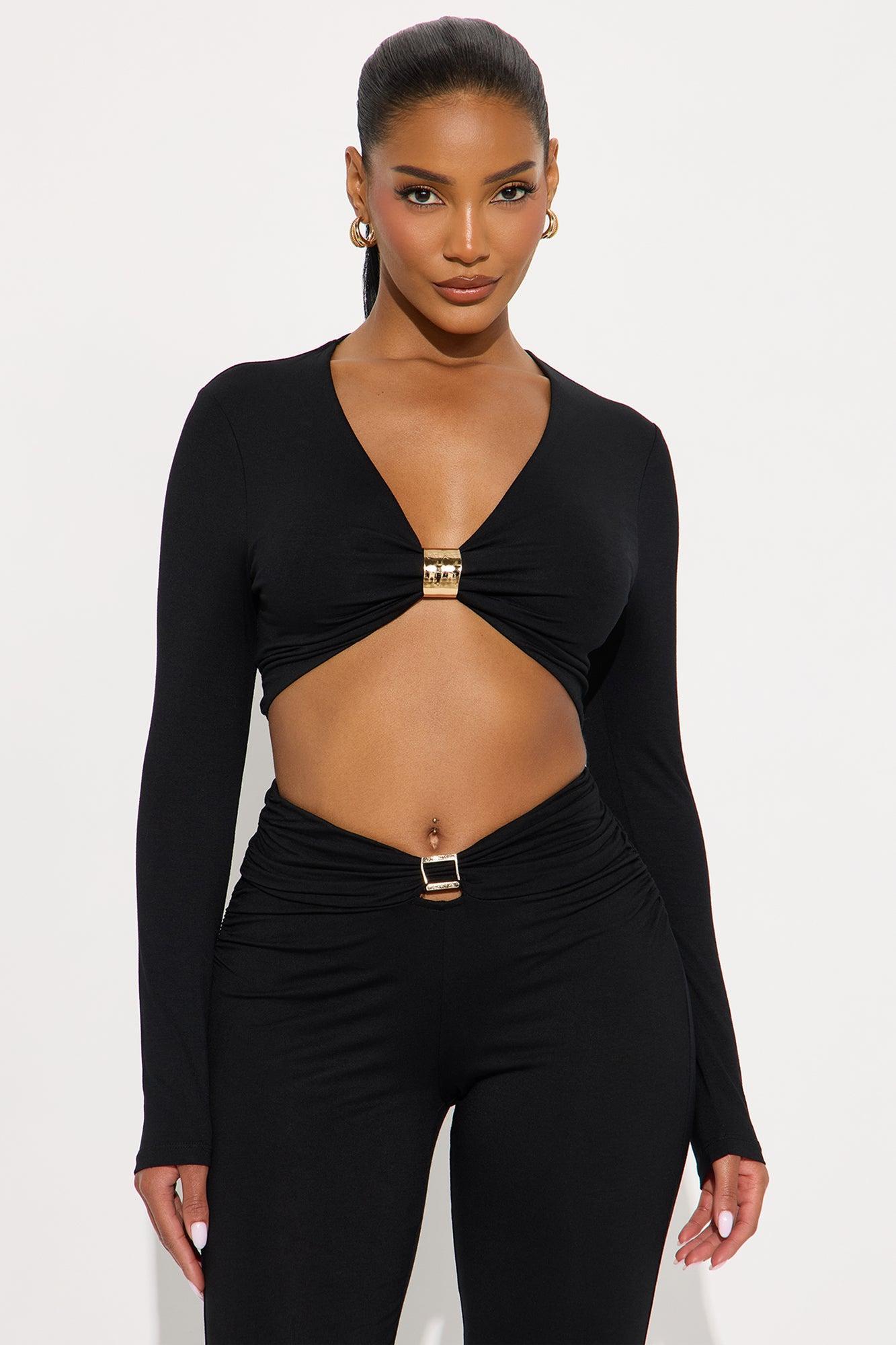 After Hours Allure Pant Set - Black Product Image