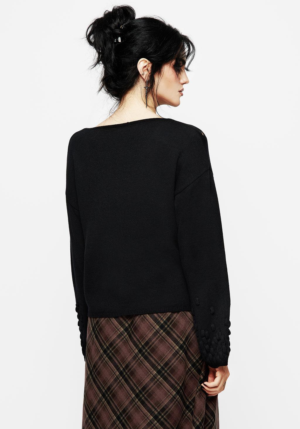 Looper Distressed Knit Sweater Product Image