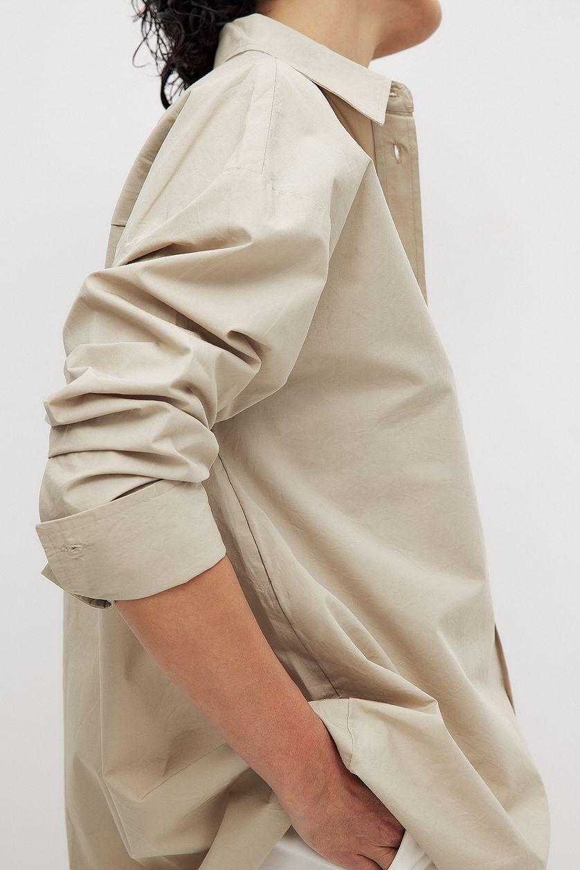 Heavy Oversized Cotton Shirt Product Image