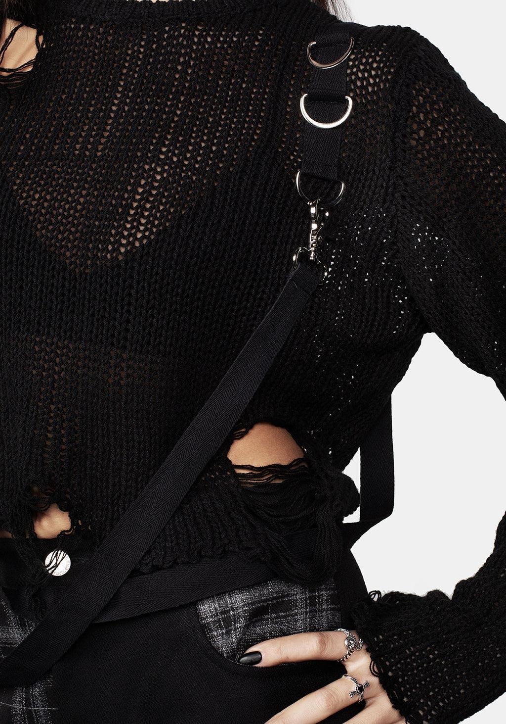 Rebellion Hardware Bondage Sweater Product Image