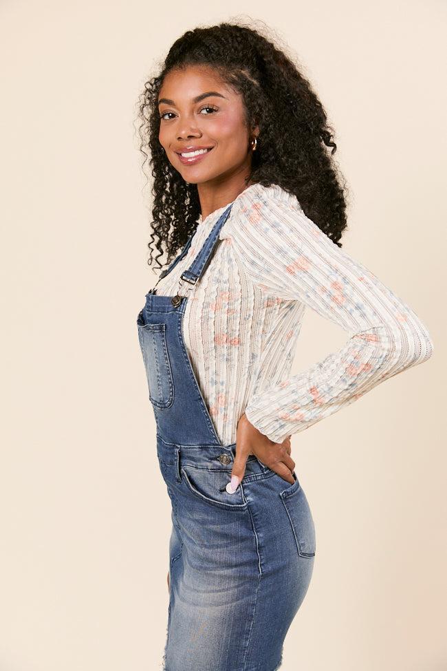 Kalani Denim Overall Dress Product Image