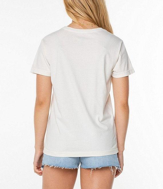 Roxy Wave Tripe Short Sleeve Boyfriend T-Shirt Product Image