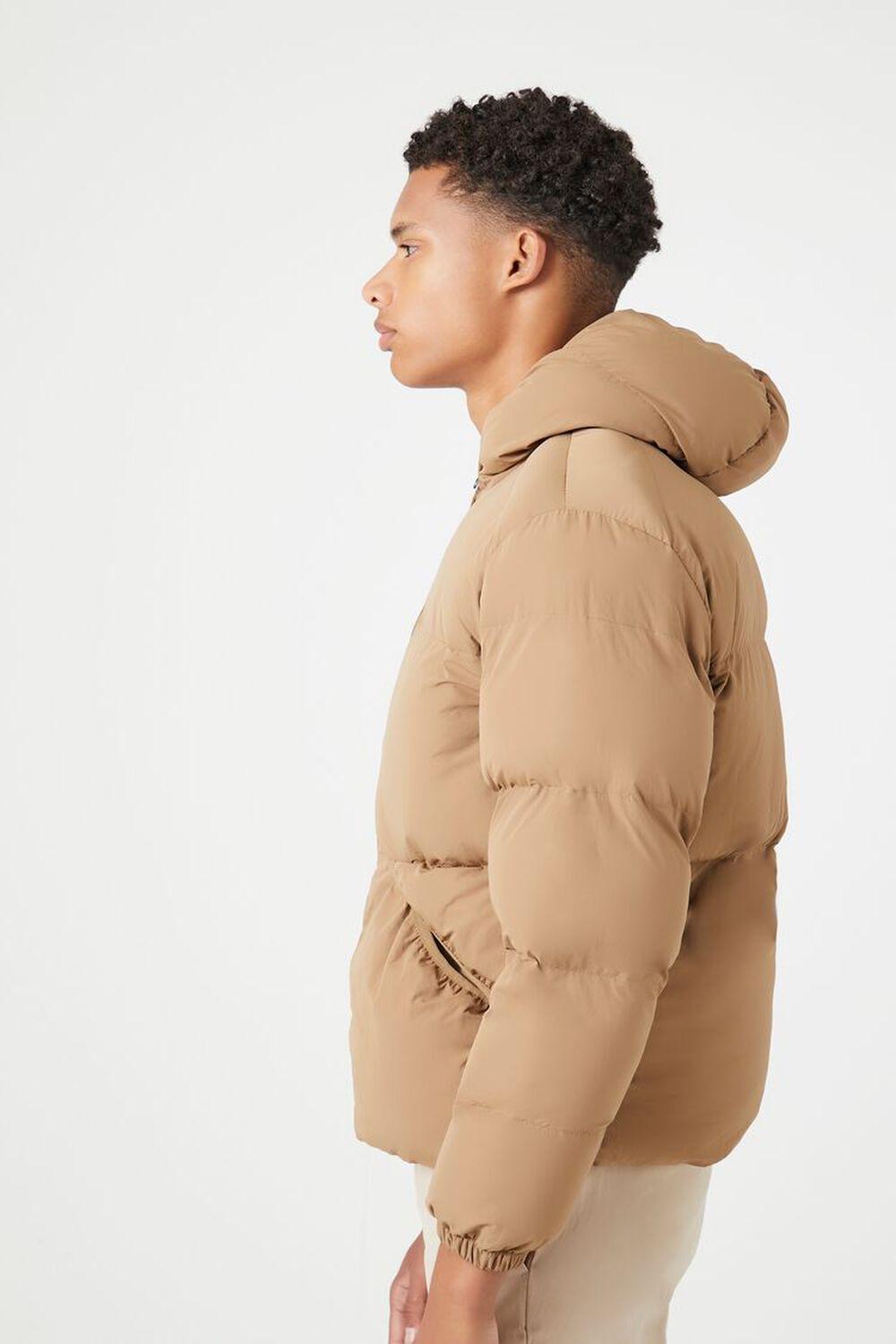 Hooded Zip-Up Puffer Jacket | Forever 21 Product Image