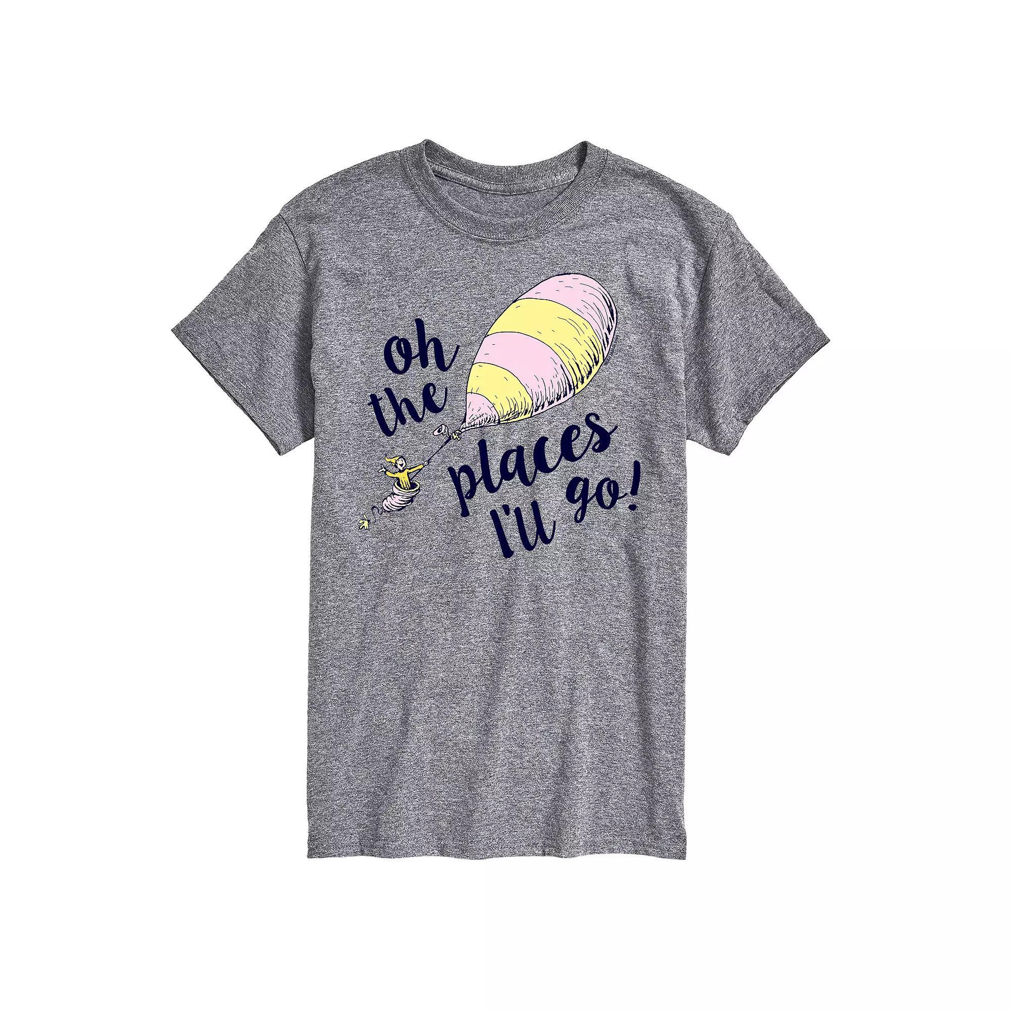 Big & Tall Dr. Seuss Places Ill Go Tee, Mens Product Image